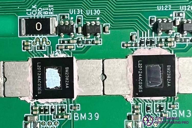 Antminer KS5 hash board ASIC chip