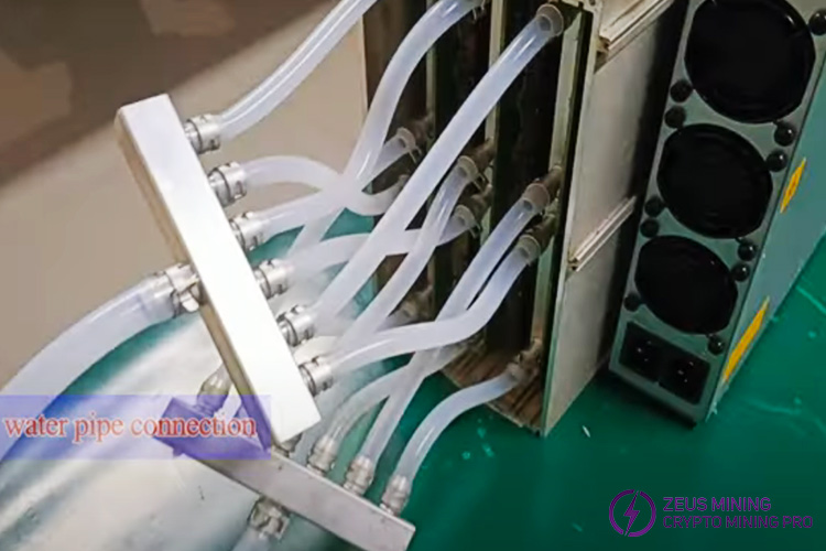 modify Antminer D7 hash plate water cooling