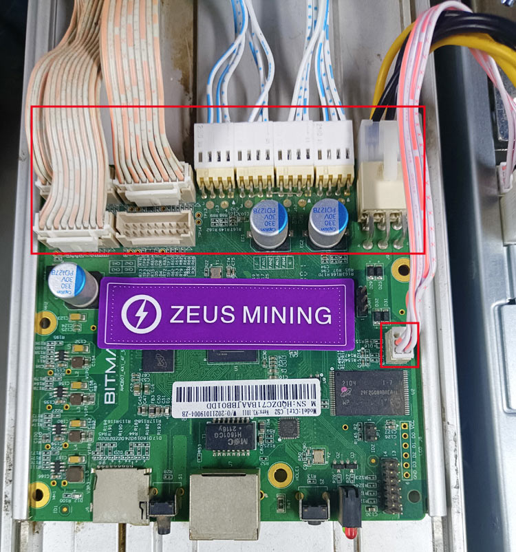 install Antminer C52 control board