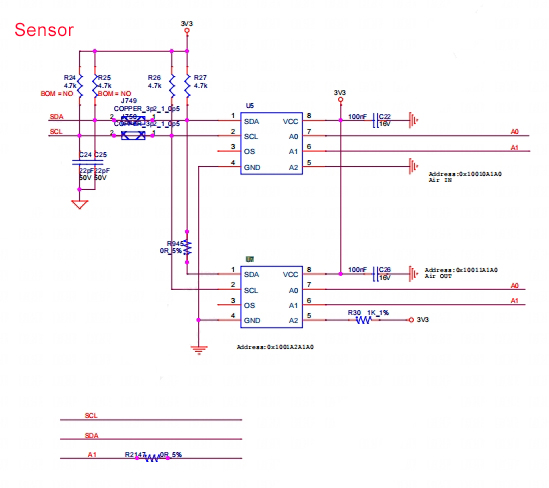 Bitmain T21 temperature sensing circuit