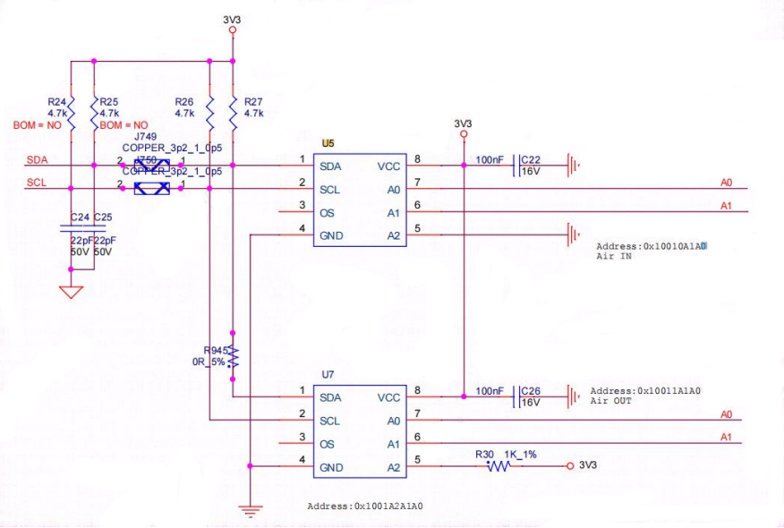 Bitmain T21 temperature sensing circuit