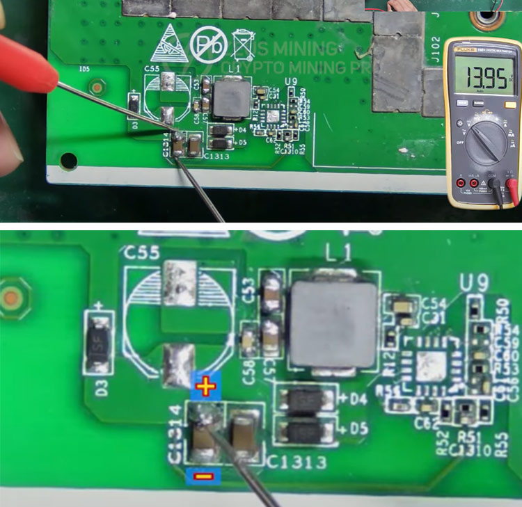 Antminer boost circuit repair