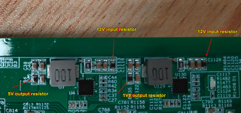 Check the impedance of the boost chip