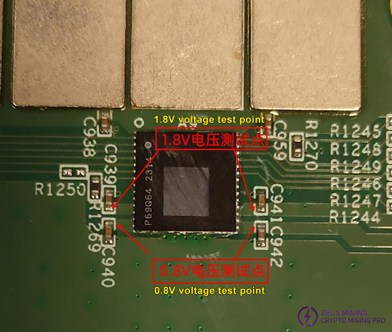 LDO chip voltage test point