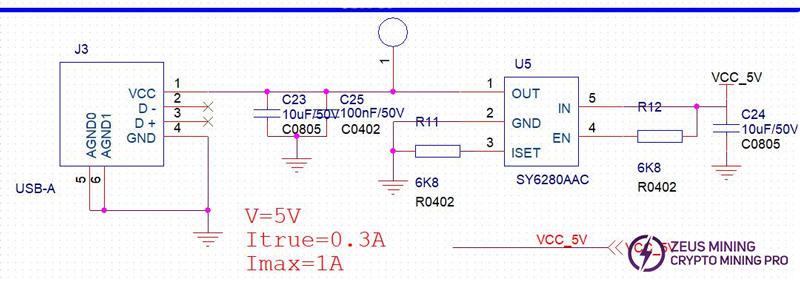 U5 chip schematic