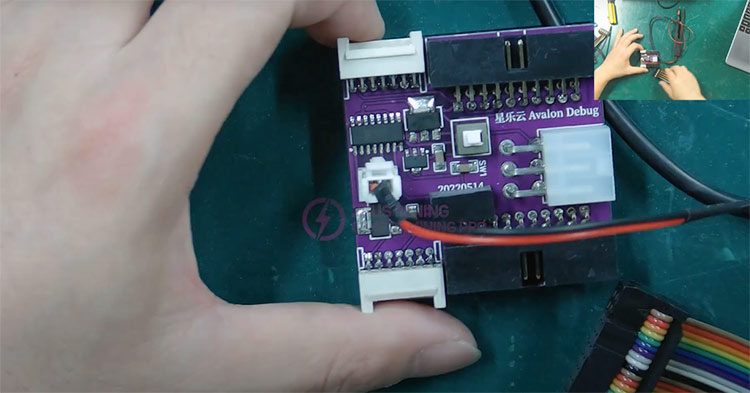 Avalon shorting board connection probe
