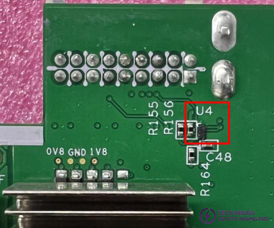 L1 hash board U4 chip
