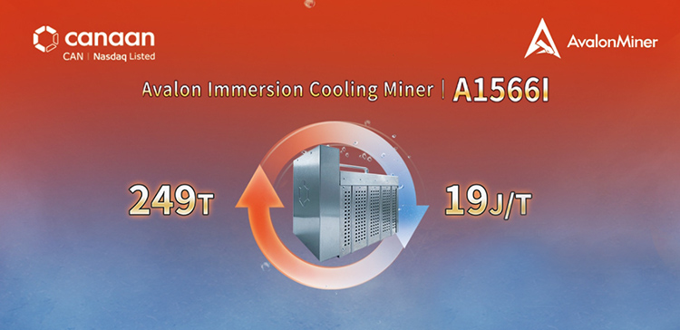 Canaan Avalon immersion cooling miner A1566I