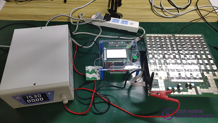 Antminer test fixture voltage regulator module