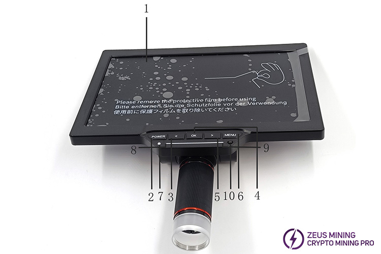 LCD digital Microscope 10.1 inch 1080P