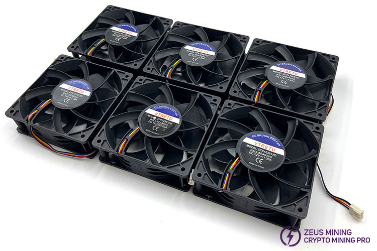 Antminer Z15pro chassis fan