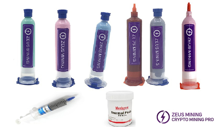 different types of thermal conductive silicone grease