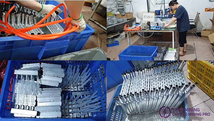 customized water cooling heatsink for ASIC miner
