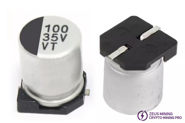 electrolytic SMD capacitor 100uF 35V