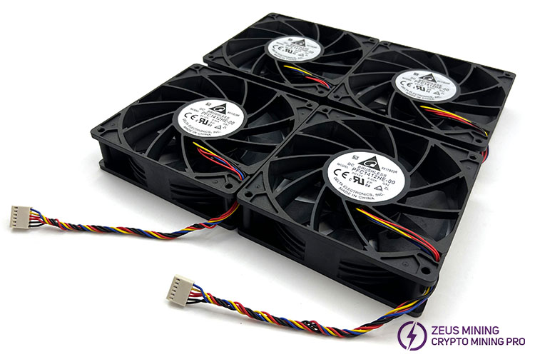 6Pin Delta PFC1412HE-00 12V 9A brushless fan