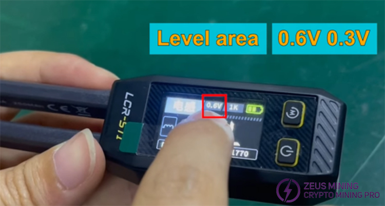 LCR-ST1 level parameter settings