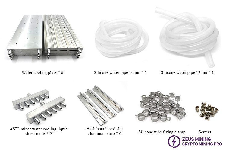 WhatsMiner M30S+ water-cooled heat sink radiator kit