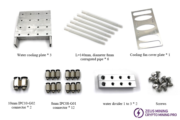 Antminer S19 90T liquid cooling plate