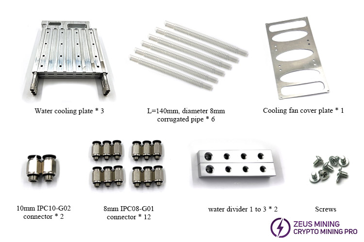 Antminer S19i water cooling upgrade kit
