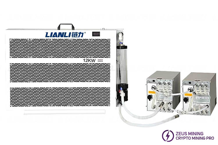 LIANLI 12kw hydro miner radiator for 2pcs miner