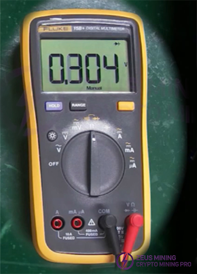 multimeter test chip signal ground value