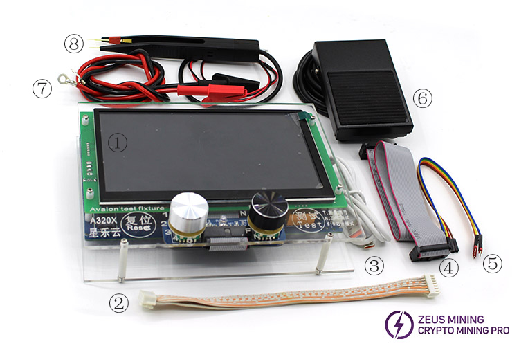 Avalon A320X hash board test fixture