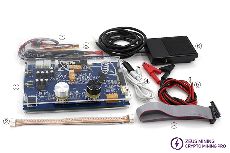 Avalon A1346 hash board test fixture without screen