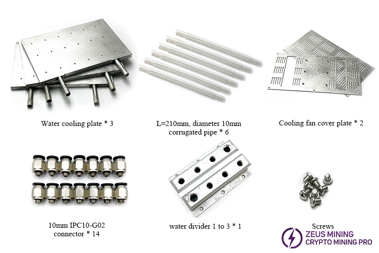 Avalon A1446 heat sink liquid cooling plate