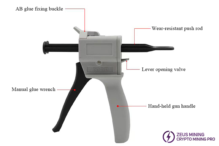 50ml dispenser glue gun manual two component