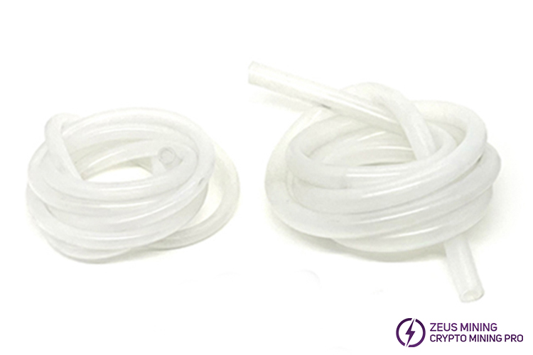 2m soft silicone water cooling tube hose