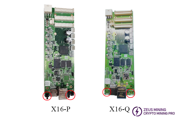 Jasminer X16 X16P X16Q ETH ETC miner control board