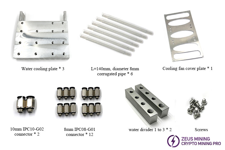 Antminer L7 water cooling kit