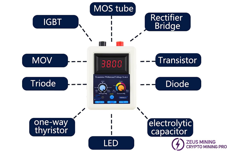 0V-3800V IGBT voltage capability transistor tester