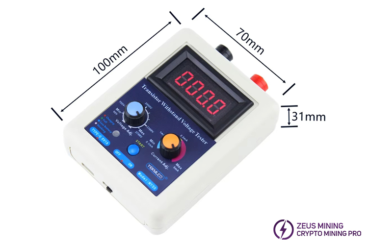 voltage capability transistor tester