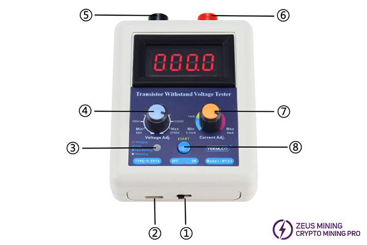 multifunctional 3800V withstand voltage tester