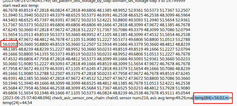 S21 hydro hash board domain voltage failure