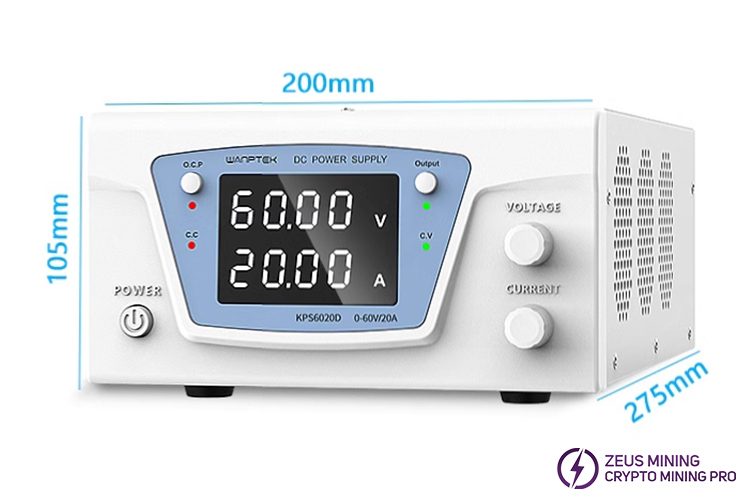 KPS6020D power supply for hash board repair