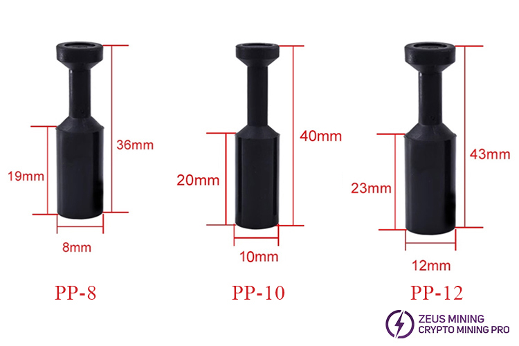 PP pneumatic connector pipe plug