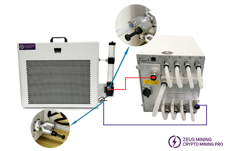 12.8kw cooling capacity Hydro miner radiator cooler