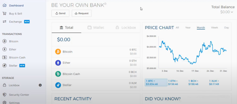 Set currency wallet