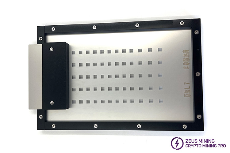 L7 hash board printing thermal paste tool