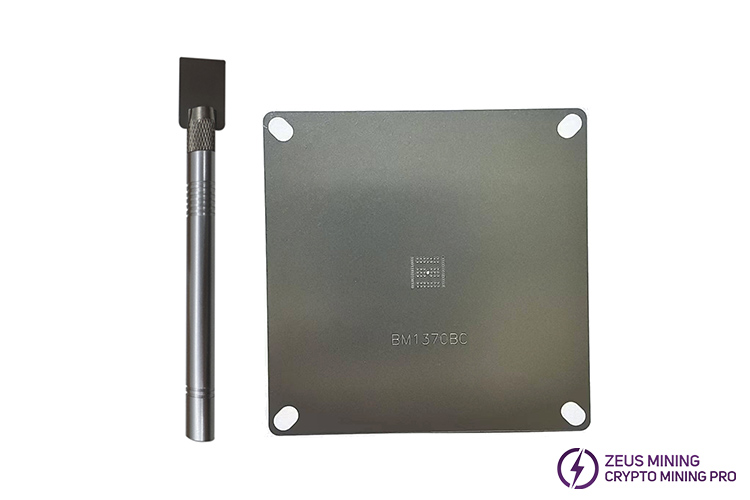 BM1370BC ofiicial stencil for Antminer S21pro ASIC chip