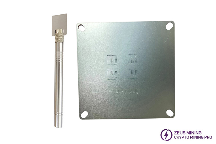 tin tool stencil for BITMAN Antminer D7 ASIC chip