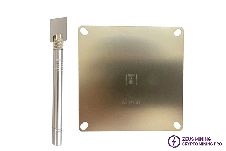 tin tool stencil for Whatsminer KF1930 ASIC chip