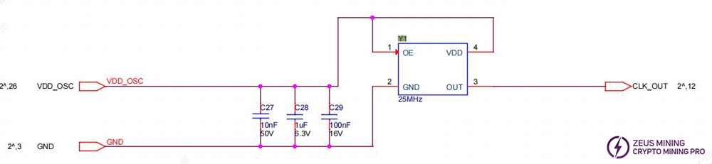 S21 Pro hash board Y1 crystal oscillator