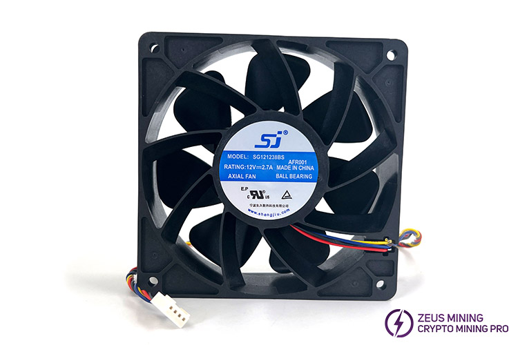 12CM cooling fan 12V 2.7A