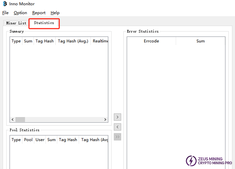 inno monitor information statistics