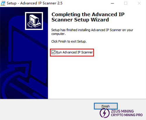 run Advanced IP Scanner