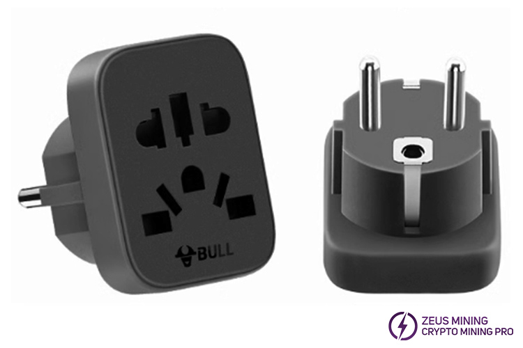 international travel adapter EU plugs