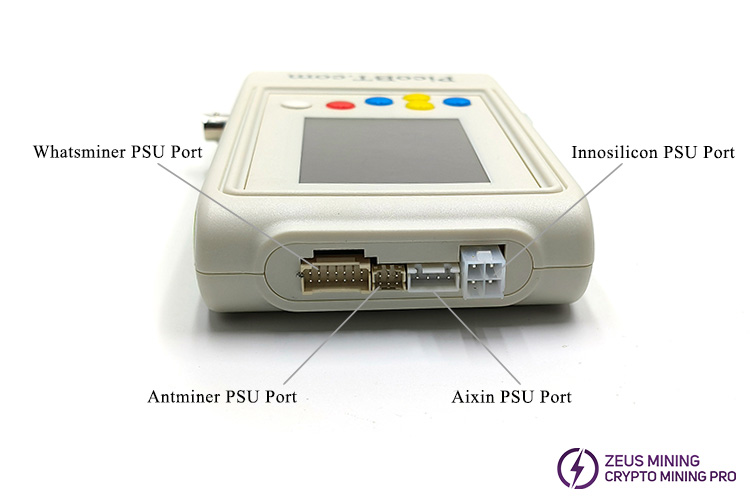 PicoBT tester PSU ports